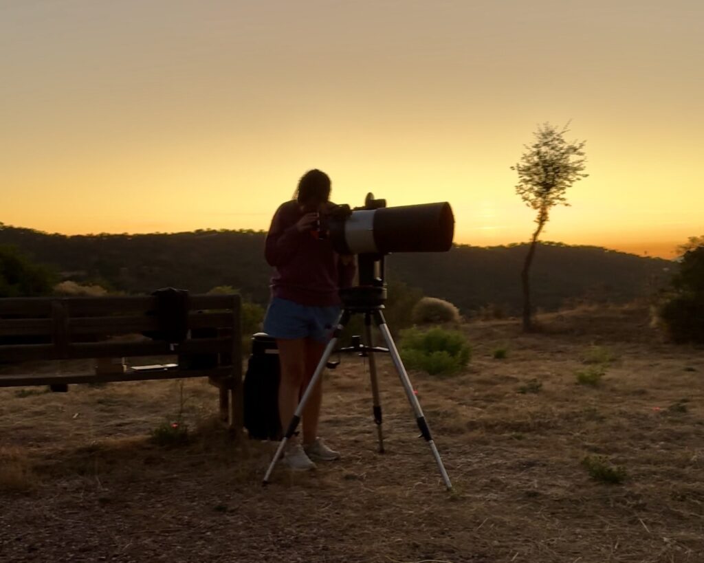 observación estrellas sierra norte sevilla