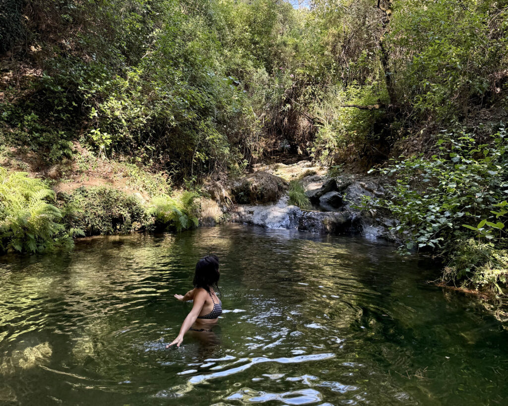 donde bañarse sierra Aracena verano